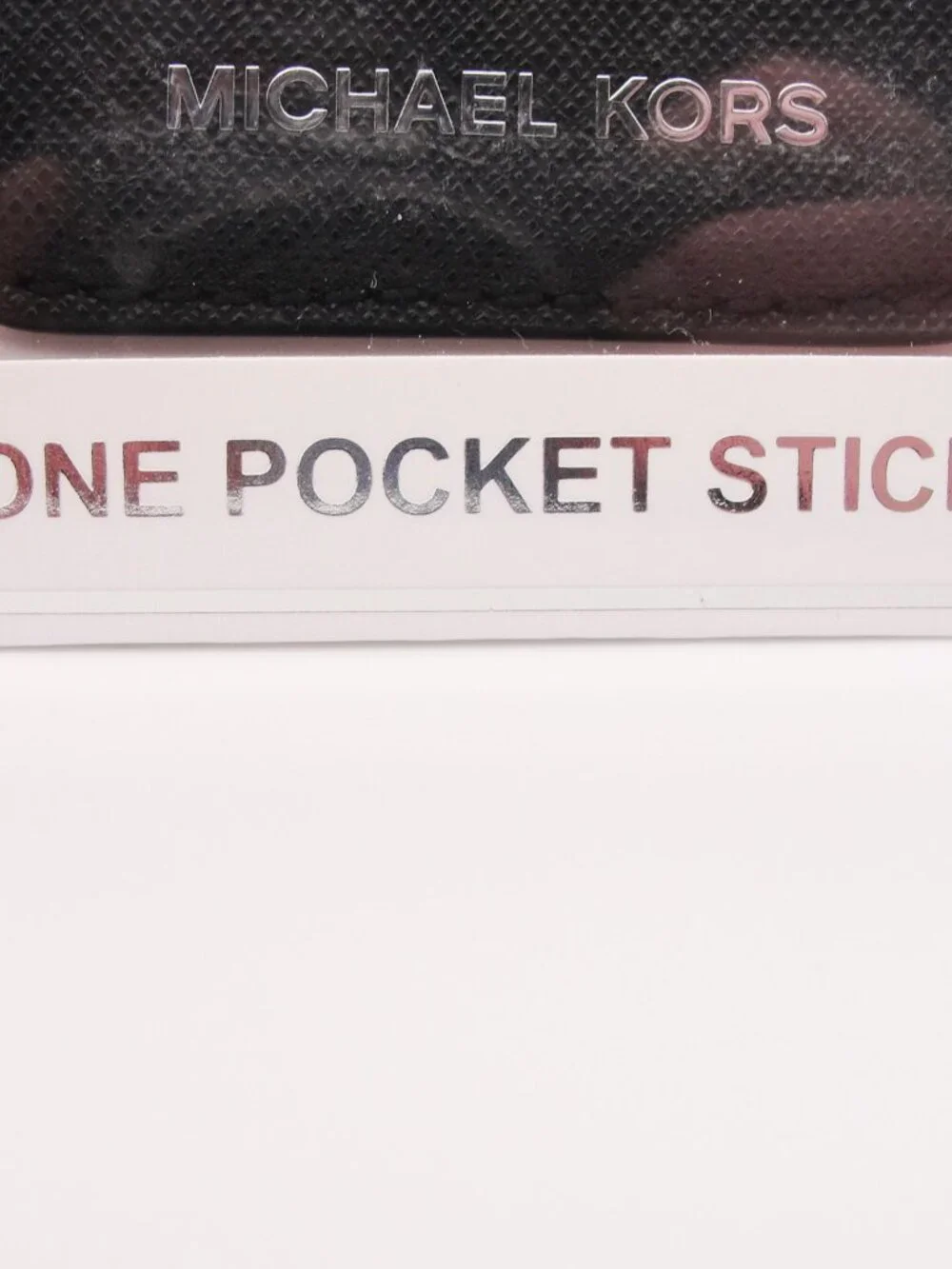 Michael Kors Black Phone Pocket Sticker